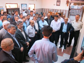 بازدید جمعی از مسئولین کشوری و استانی از سد و نیروگاه کرخه به روایت تصویر