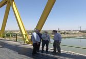 مدیرعامل شرکت آبیاری کرخه و شاوور از رودخانه‌های هوفل و نیسان بازدید کرد