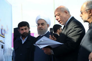تصاویر افتتاح بخشی از طرح آبرسانی غدیر با حضور رئیس جمهور در اهواز