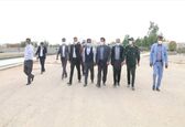 بازدید معاون عمرانی استانداری خوزستان از تاسیسات آبرسانی شرکت آب جنوب شرق در بندر امام خمینی(ره)
