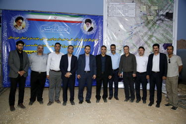 گزارش تصویری کلنگ زنی فاز اول طرح جامع آبرسانی شهرها و روستاهای جنوب شرق خوزستان