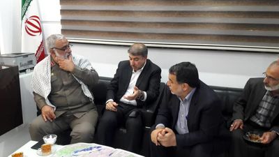  بازدید "سردار نقدی" و هیئت همراه از مرکز مانیتورینگ سازمان آب و برق خوزستان