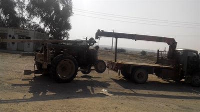 کشف و توقیف یک دستگاه حفار غیرمجاز تراکتوری در زیدون بهبهان
