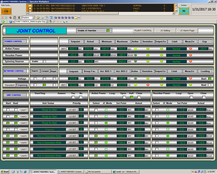 سیستم جوینت کنترل نیروگاه مسجدسلیمان آماده بهره برداری شد