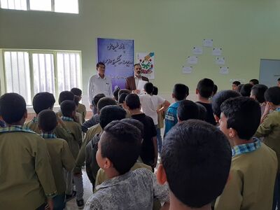   آشنایی دانش آموزان مناطق محروم شهرستان کارون با مقوله پدافند غیرعامل
