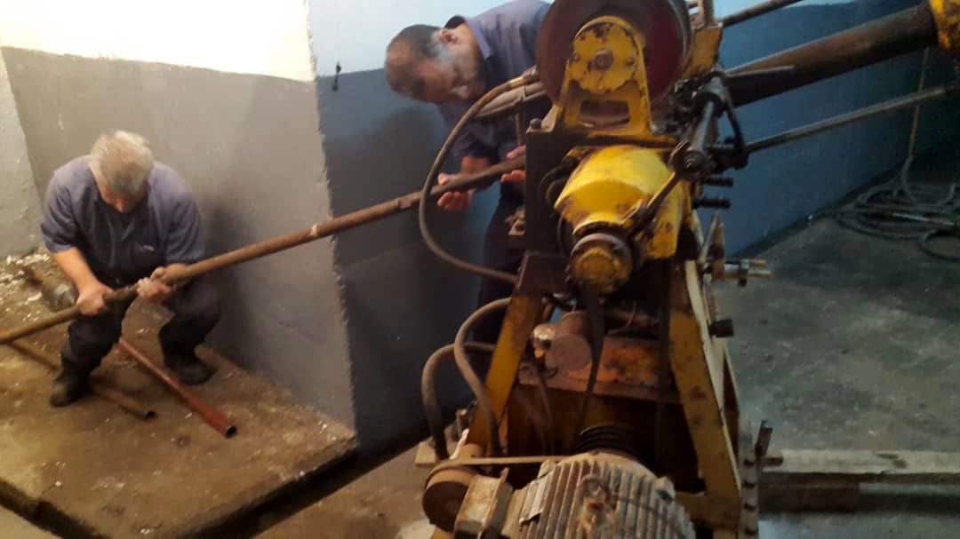 بازسازی درین های تخلیه آب های نشتی نیروگاه اول سد شهید عباسپور