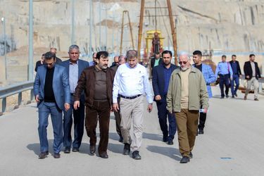  گزارش تصویری بازدید مدیرعامل سازمان آب و برق خوزستان از سد و نیروگاه مسجد سلیما ن/ 23 آذرماه 98 