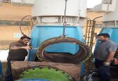 تعمیرات اساسی دو دستگاه پمپ در تاسیسات آبرسانی کوت امیر و بندر امام خمینی(ره)