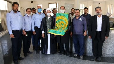 به همت پایگاه مقاومت بسیج سید الشهدا (ع)  شرکت آب جنوب شرق