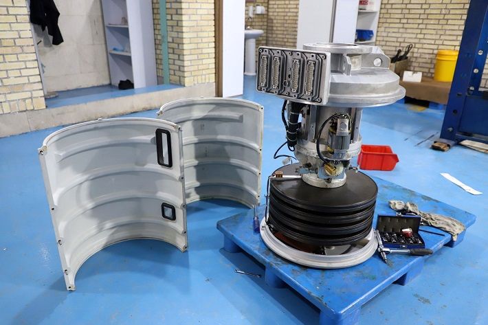 تعمیرات اساسی درایو هیدرولیک واحد شماره ۷ و۸ نیروگاه شهید عباسپور توسط شرکت تعمیرات نیروگاه های برق آبی خوزستان