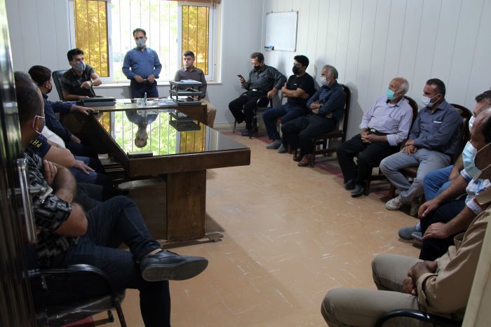 برگزاری جلسه هم اندیشی تامین آب کشت های تابستانه و ممنوعیت کشت شلتوک با نمایندگان کشاورزان شبکه جنوب بهبهان