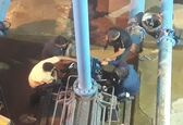 تعویض بیرینگ و رفع نشتی روغن پمپ شماره ۱۰ ایستگاه ۴۰ اینچ مسجدسلیمان
