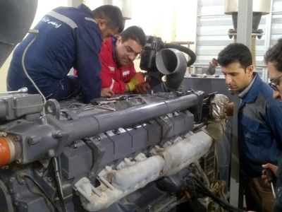 اتمام تعمیرات دیزل ژنراتور شرکت تولید و بهره برداری سد و نیروگاه مارون 