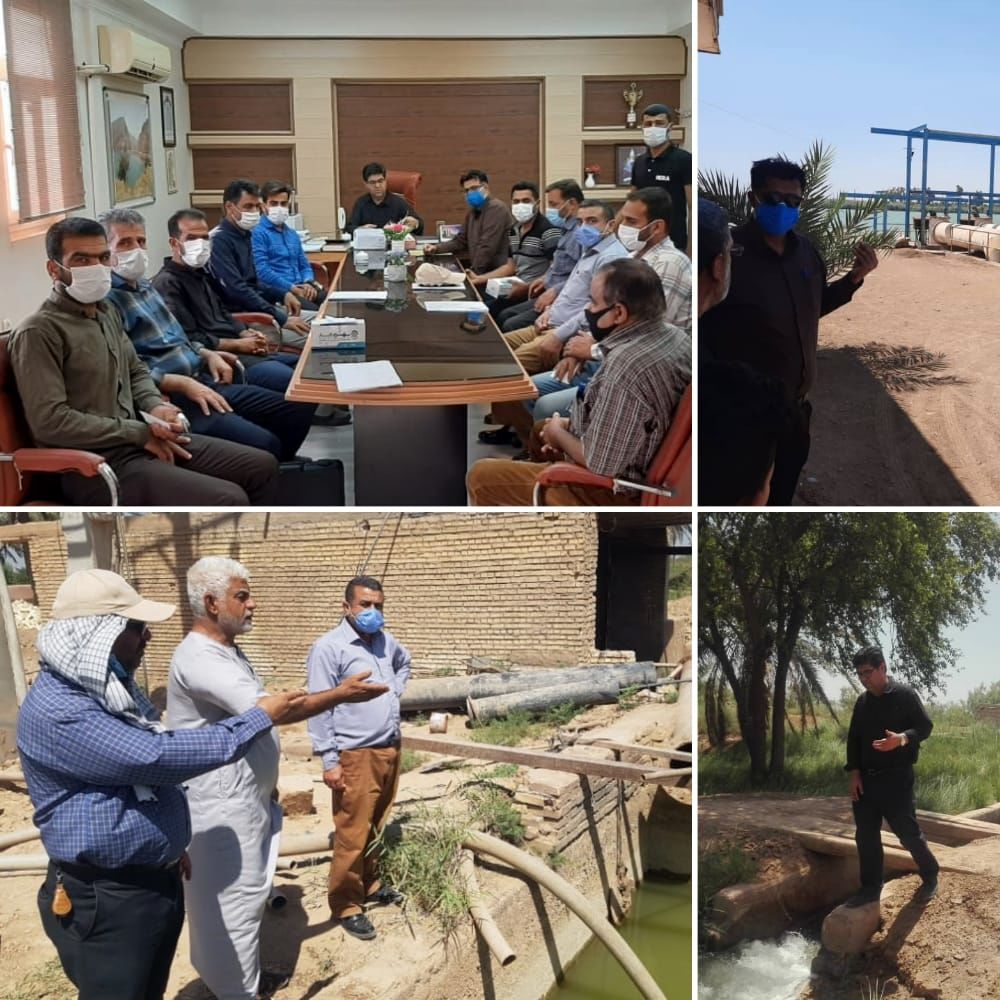 جلسه هماهنگی جهت جلوگیری با برداشت کنندگان غیرمجاز در امور آب منطقه جنوب برگزار شد