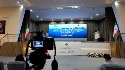 آیین افتتاحیه طرح ملی نجات آب (داناب) در خوزستان برگزار شد