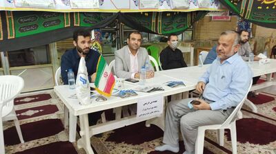 میز خدمت شرکت آبیاری زهره و جراحی به مناسبت هفته دولت برگزار شد