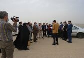 بازدید بخشداران و دهیاران حوزه پایین دست سد کرخه از این سد