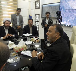 بازدید چهره های مذهبی، دانشگاهی، نظامی ، انتظامی ....از دیسپاچینگ سازمان
