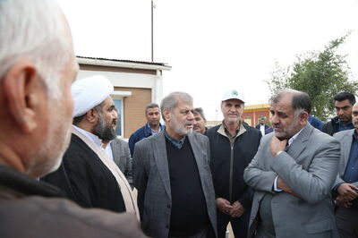 بازدید نماینده مردم در مجلس شورای اسلامی و امام جمعه ماهشهر از پروژه افزایش ظرفیت ایستگاه پمپاژ و تصفیه خانه مرغزار