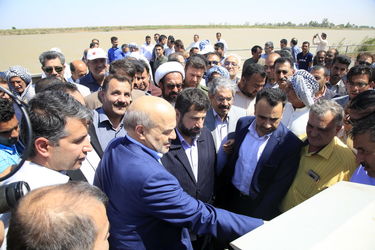 گزارش تصویری از انتقال آب رودخانه کارون به تالاب بین المللی شادگان