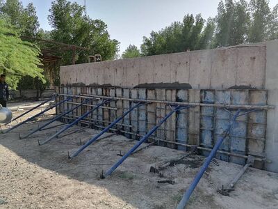 آغاز عملیات ترمیم و بازسازی حوضچه رانش ایستگاه پمپاژ زهکشی سلامات شبکه آبیاری شمال شرق اهواز