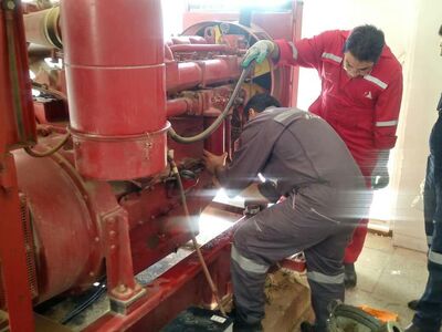 تعمیر و به روزرسانی دیزل ژنراتورهای شرکت تولید و بهره برداری سد و نیروگاه کرخه