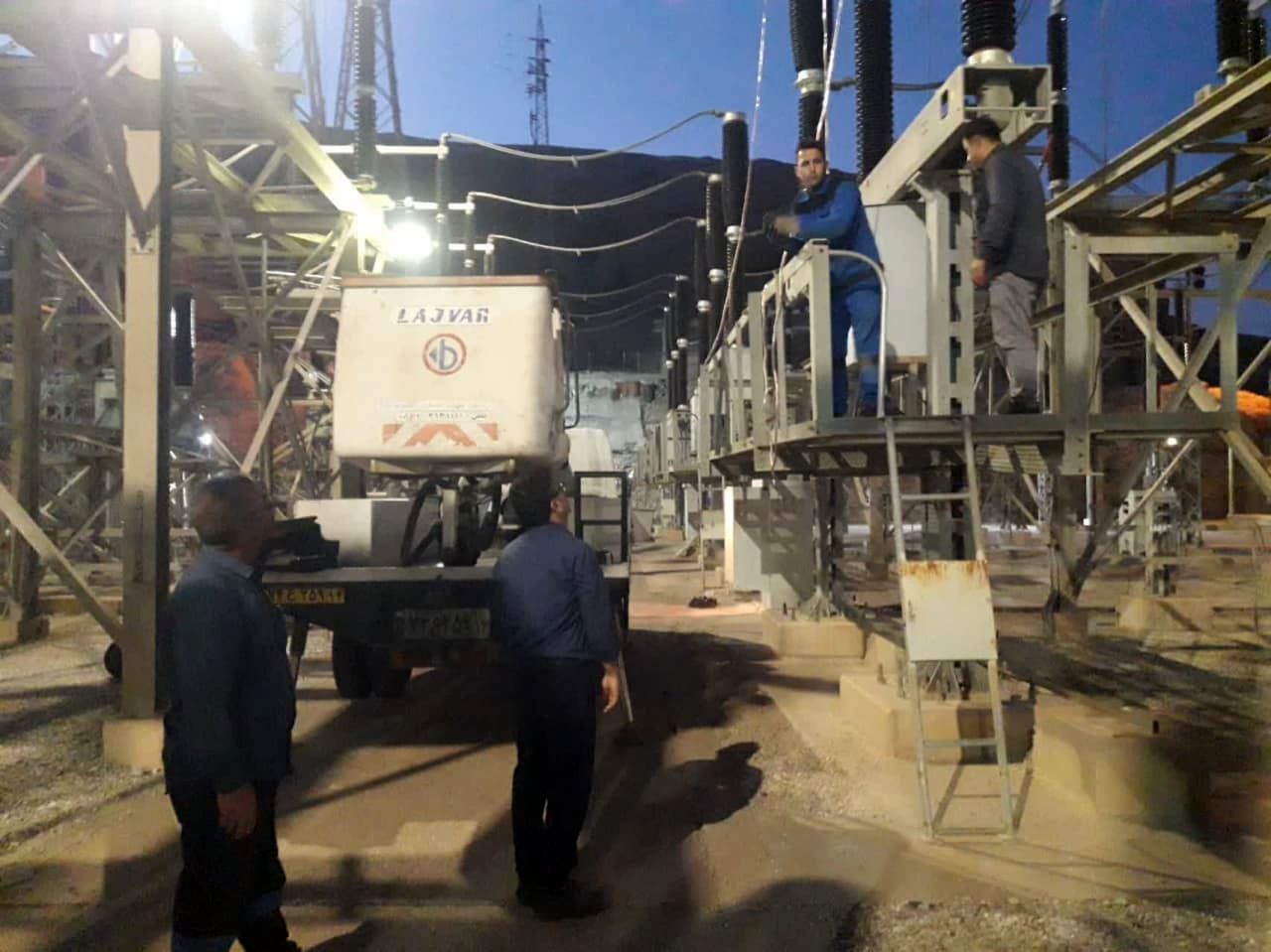 تست های آماده سازی تجهیزات واحد شماره 2 پست 230 کیلو ولت سد دز انجام شد