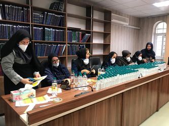 گزارش تصویری از فعالیت بسیج سازمان آب و برق در ارسال مواد ضدعفونی به مناطق محروم