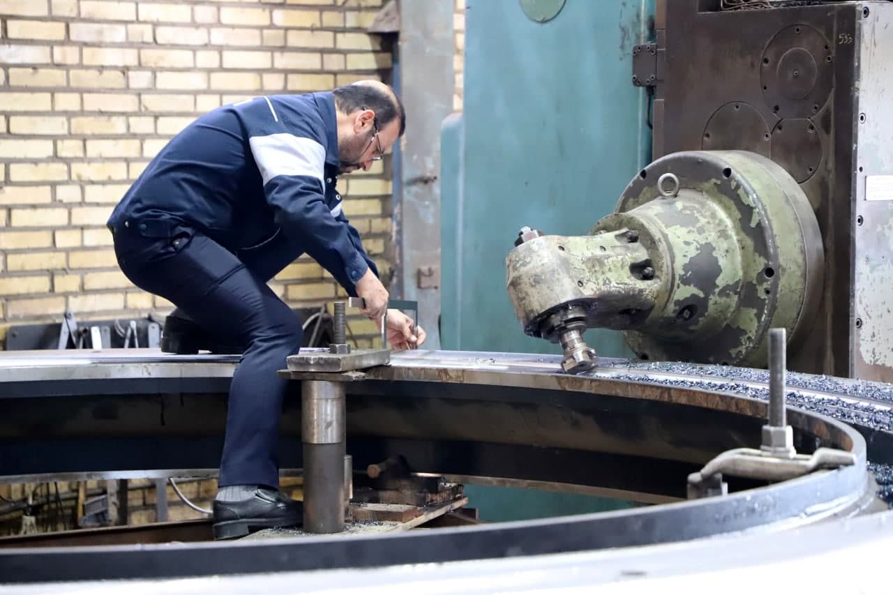 عملیات ماشین کاری باتم رینگ واحد شماره ۲ نیروگاه دز به پایان رسید