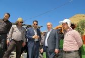 بازدید عضو کمیسون انرژی مجلس از پروژه اصلاح سیستم آبرسانی شهرستان اندیکا 