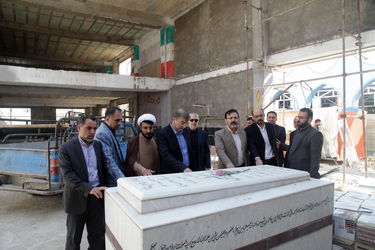 پاسداشت روز شهید با حضور مقامات سازمان آب و برق خوزستان در گلزار شهدای اهواز