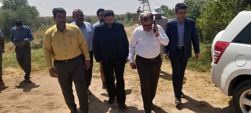 بازدید مدیرعامل سازمان آب و برق خوزستان از ایستگاه هیدرومتری حرمله و سد انحرافی دز