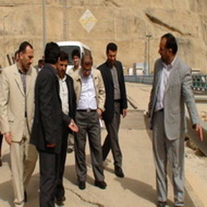 بازدید مدیرعامل سازمان آب و برق خوزستان از سد و نیروگاه مسجدسلیمان
