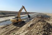 اتمام لایروبی زهکش RMD هندیجان