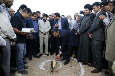گزارش تصویری کلنگ زنی فاز اول طرح جامع آبرسانی شهرها و روستاهای جنوب شرق خوزستان