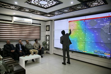 بازدید چهره های مذهبی، دانشگاهی، نظامی ، انتظامی ....از دیسپاچینگ سازمان