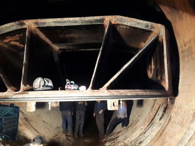 عملیات رفع نقص شیرپروانه ای واحد 5 سد شهید عباسپور به پایان رسید