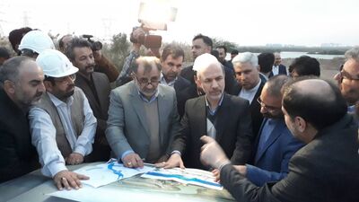 بازدید وزیر نیرو از سد و قفل کشتی رانی مارد