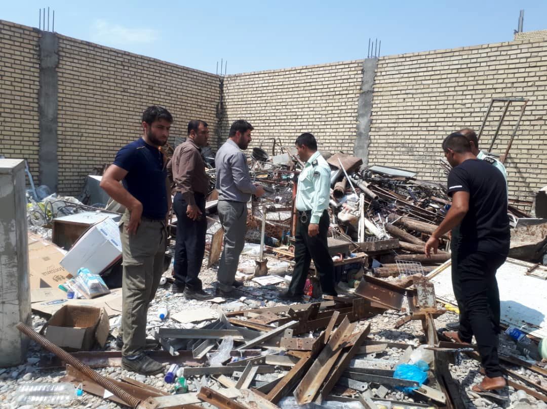 گرفتار شدن سارقان دریچه های آبیاری شبکه شهید رجایی و هندیجان 