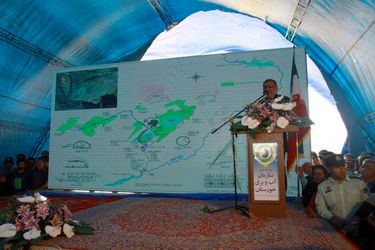 گزارش تصویری از آغاز به کار طرح آبرسانی به مناطق شمال شرق خوزستان