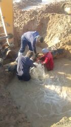 گام تعمیراتی تاسیسات آبرسانی بندر امام خمینی (ره)