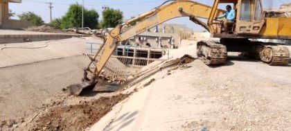 حوضچه مکش و کانال آبگیر ایستگاه پمپاژ گتوند لایروبی شد