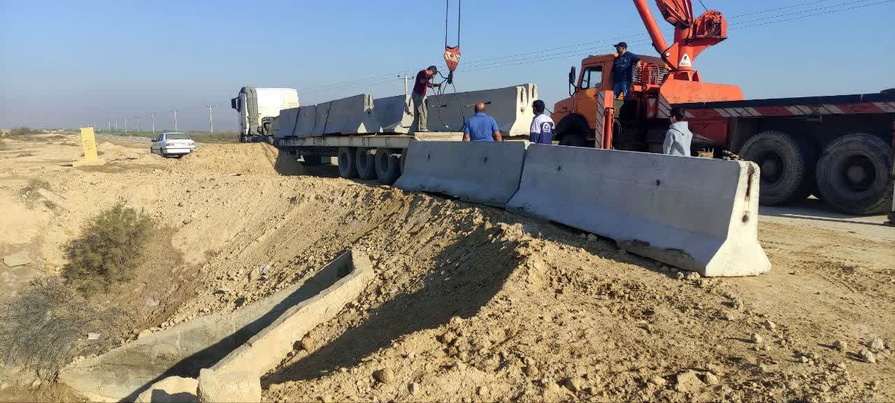 جاده مواصلاتی ایستگاه پمپاژ بسیتین رامشیر ایمن شد