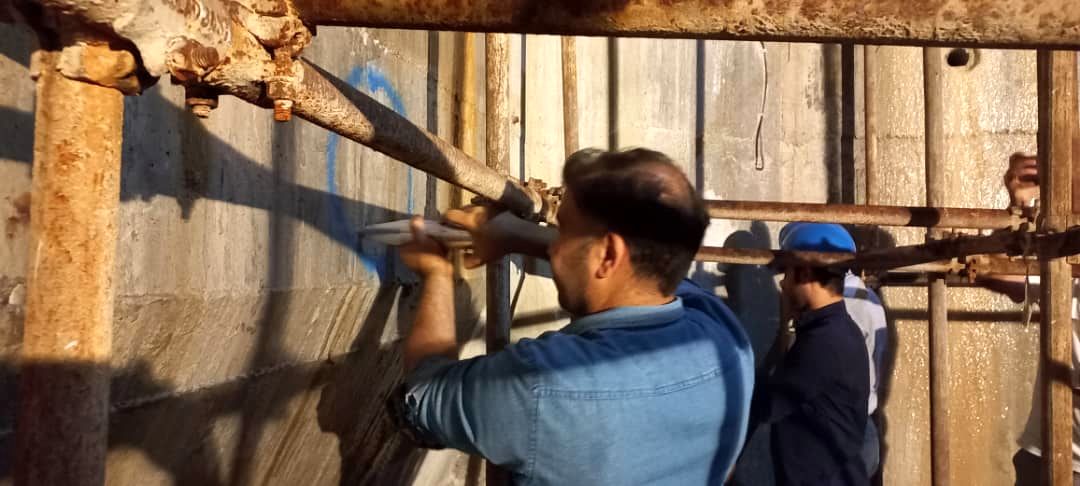پایان عملیات حفاری پروژه علاج بخشی و سامان دهی نشتی های اتاقک تحتانی سد مخزنی مارون