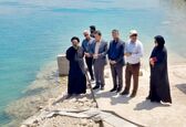  رها سازی بچه ماهیان بومی در دریاچه سد مارون  