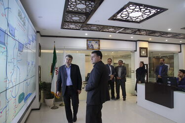 بازدید چهره های مذهبی، دانشگاهی، نظامی ، انتظامی ....از دیسپاچینگ سازمان