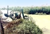 آغاز عملیات لایروبی و نی زدائی رودخانه شاوور 