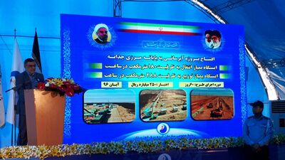 در شهرها و روستاهای دشت آزادگان ١٦٩ کیلومتر خط انتقال آب احداث شده است