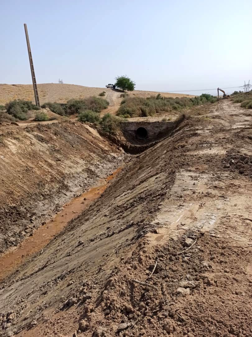 زهکش روستای رمیله رامشیر احیا شد