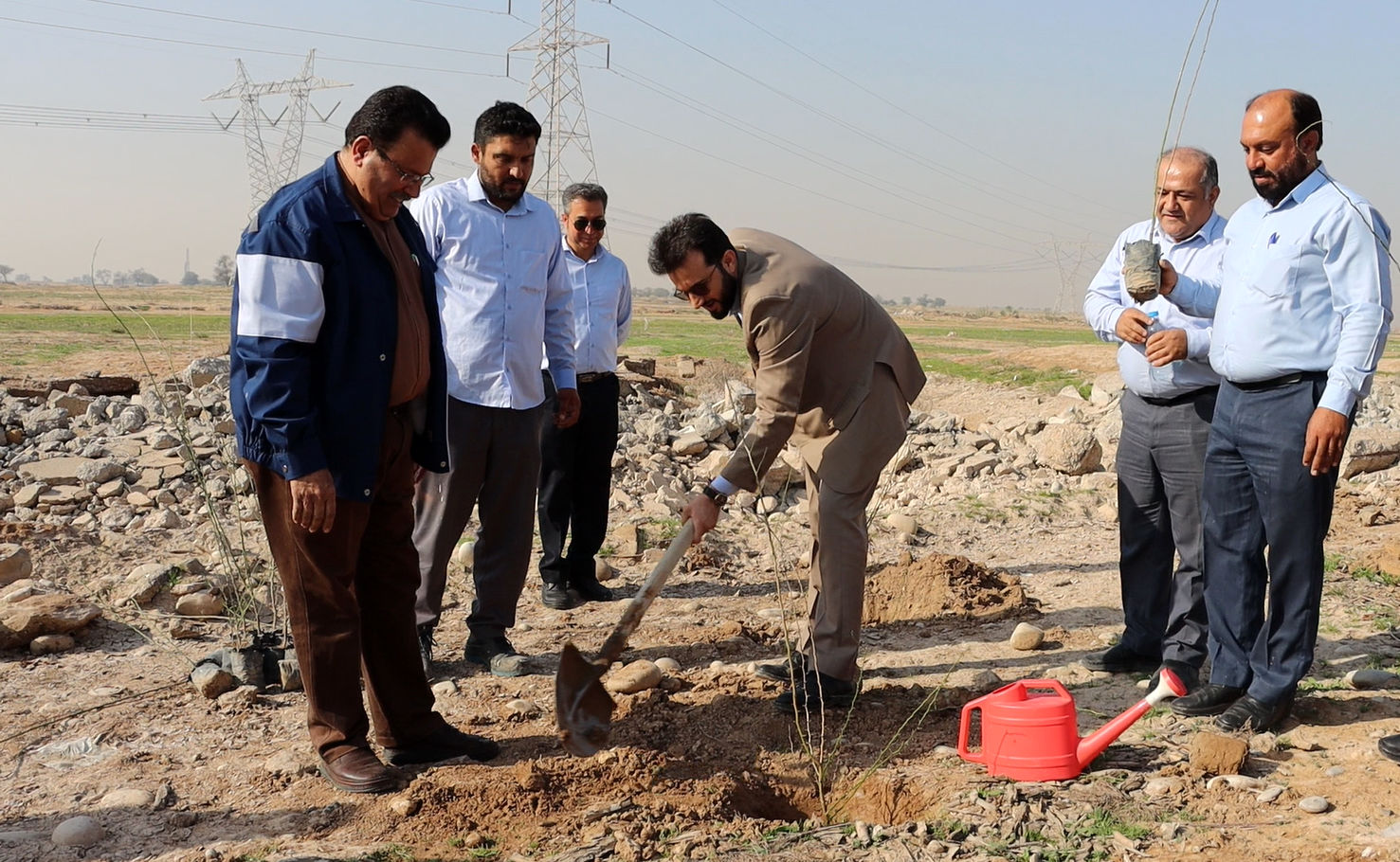 کاشت 7500 اصله نهال کهور توسط شرکت آب غدیر خوزستان
